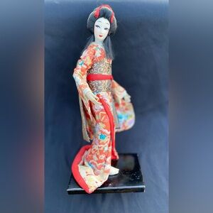 Japanese Nishi Geisha Doll Gorgeous Kimono Rare Vintage